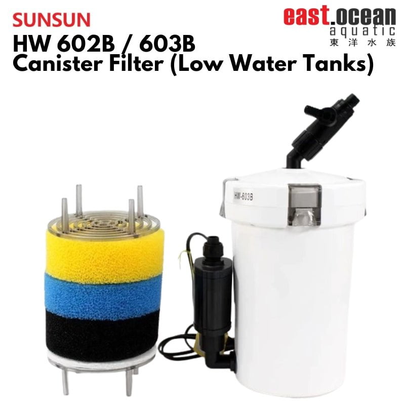SUNSUN 602B / 603B - 6W Canister Filter (Non-UV)