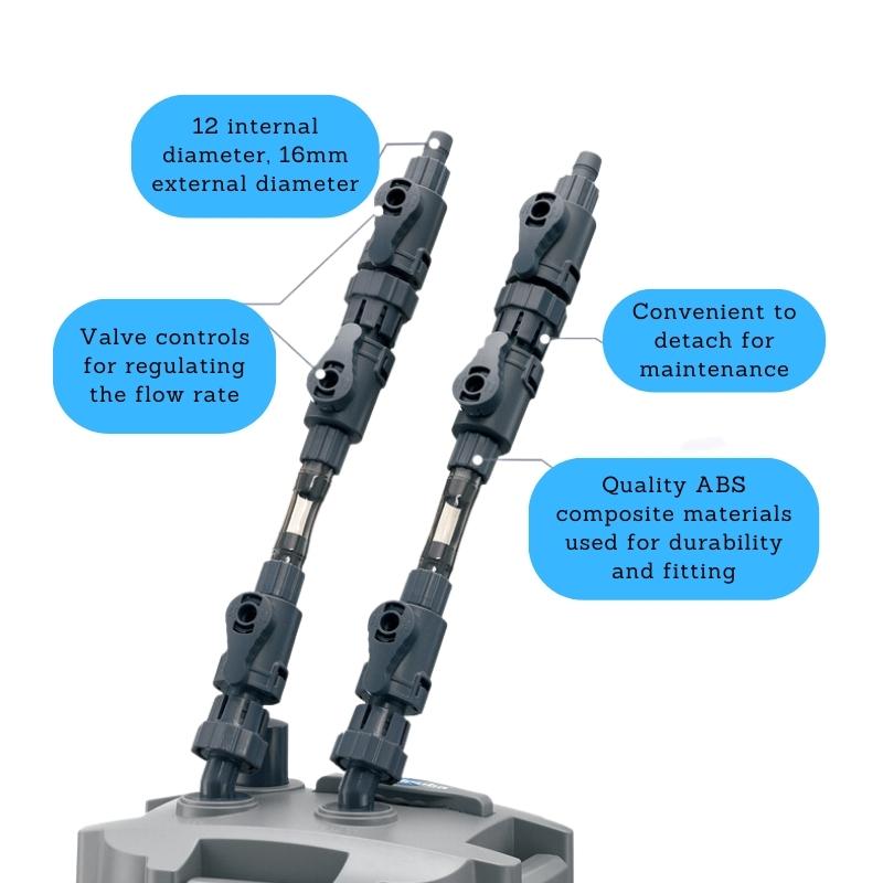 SHIRUBA Double Tap Quick Release valve (12mm & 16mm)