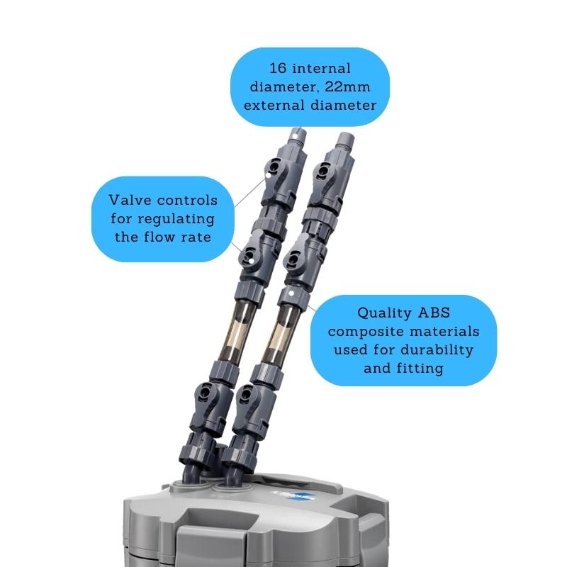 SHIRUBA Double Tap Quick Release valve (12mm & 16mm)