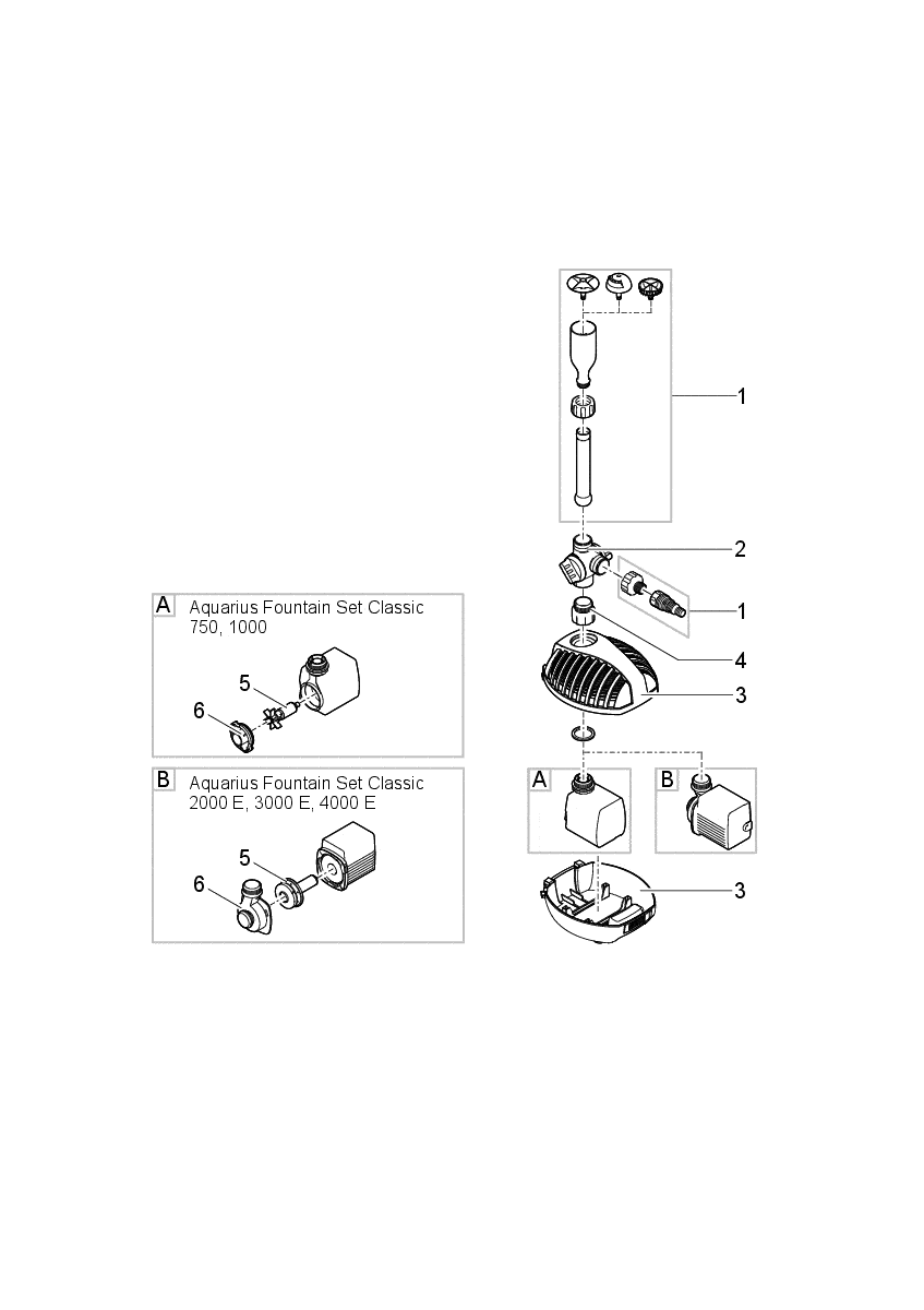 OASE Aquarius Fountain Set Classic (750-4500l/h) (10m wire)