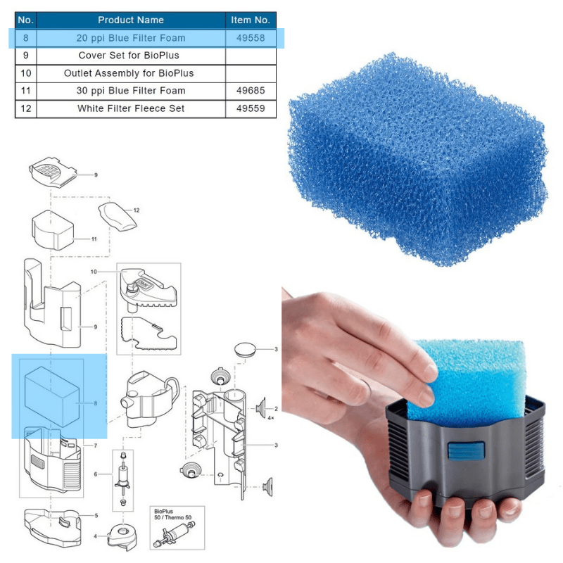 OASE BioPlus Spare Parts (50/100/200)