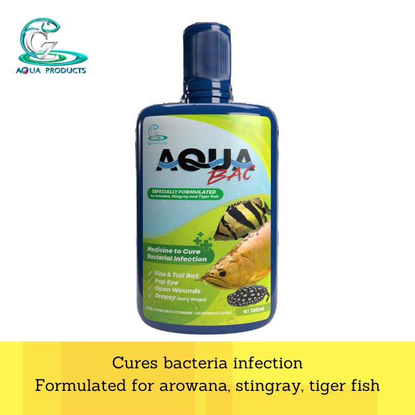 CZ Aqua Aqua bac 100ml (treat bacterial infection arowana stingray tig