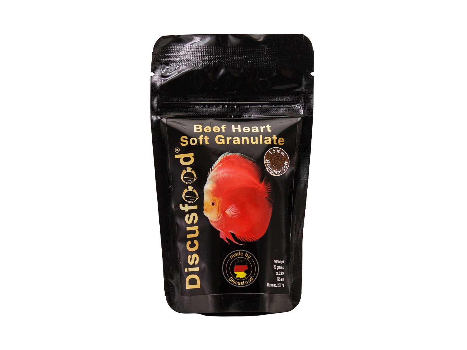 DiscusFood BH (Beef Heart) Soft Granulate (High Growth Diet) (80/230g)