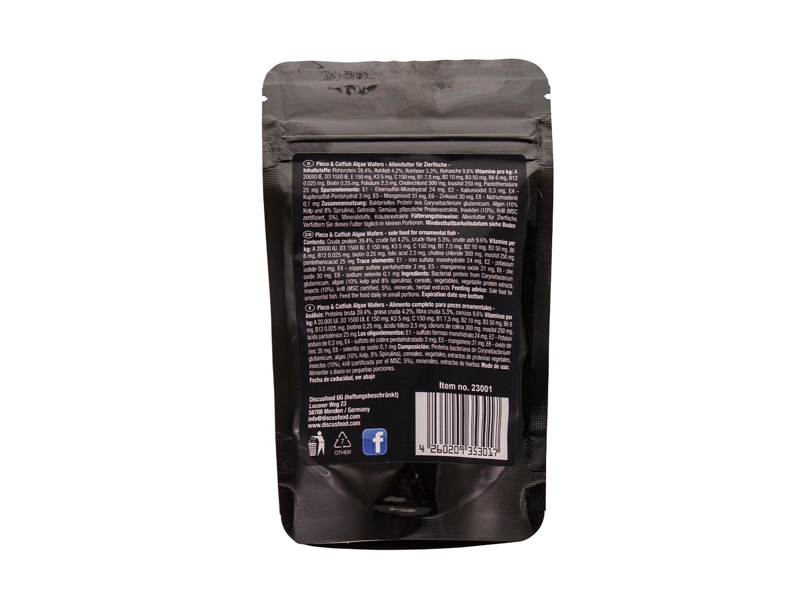 DIS Pleco & Catfish Algae Wafer 50g