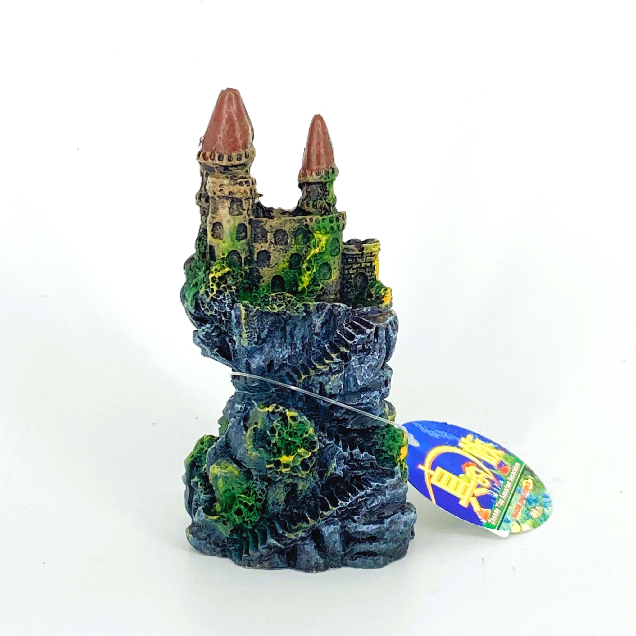 Zhen De Decoration - Mini Stone Keep w/ Spiral Stairs - 3206C