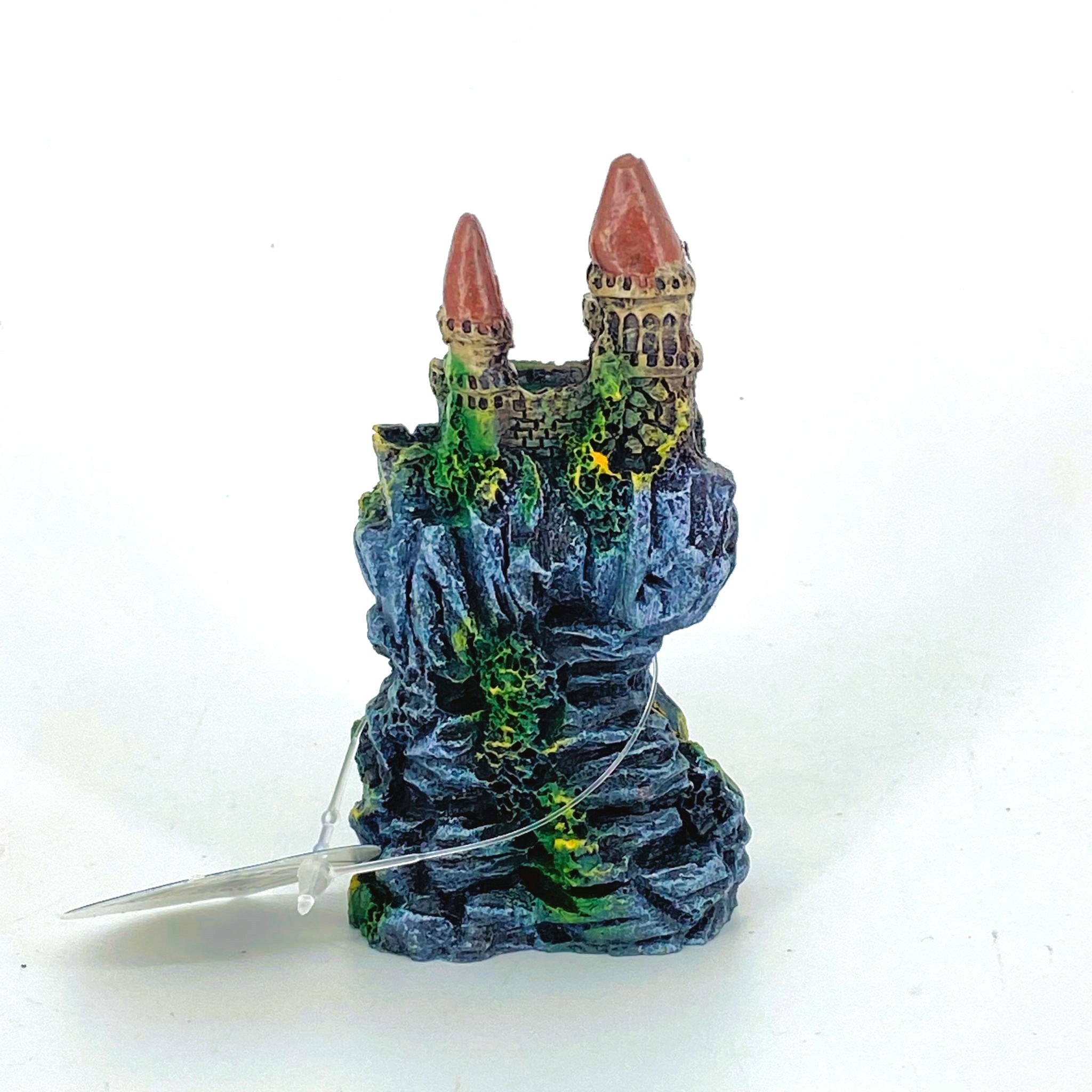 Zhen De Decoration - Mini Stone Keep w/ Spiral Stairs - 3206C