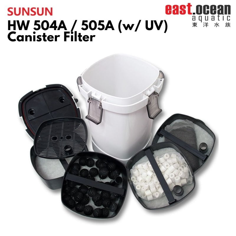 SUNSUN HW 504A / 505A - 6W Canister Filter (Non-UV)
