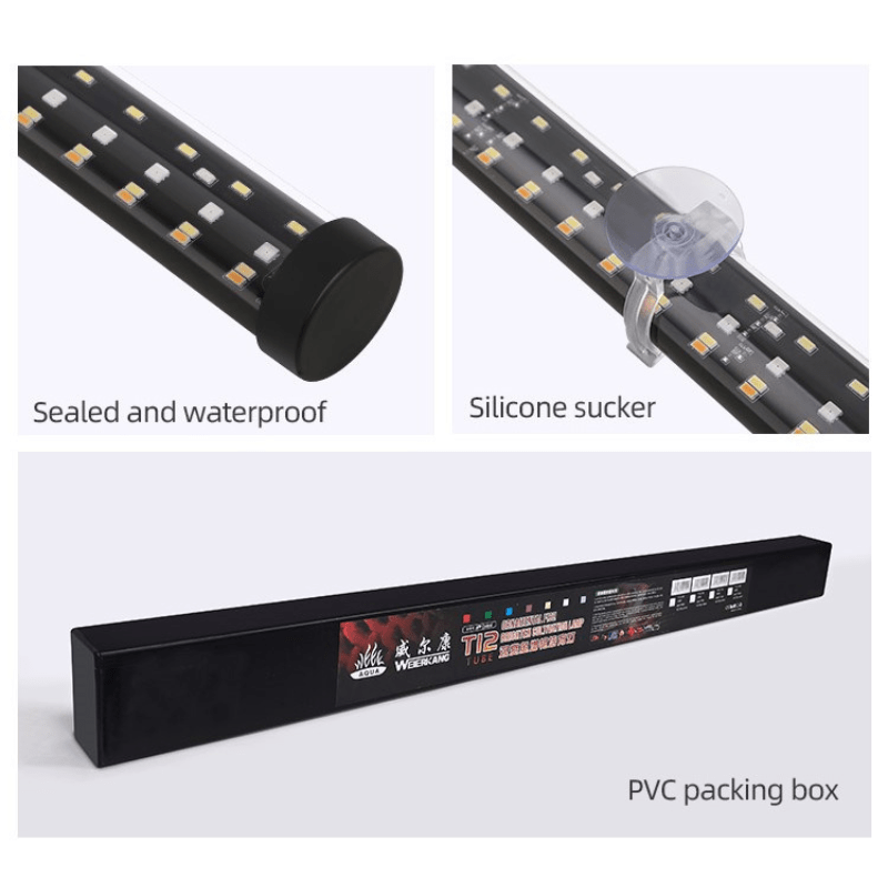 Week aqua T12 Submersible Tanning Light (2ft,3ft,4ft,5ft)-Full spectru