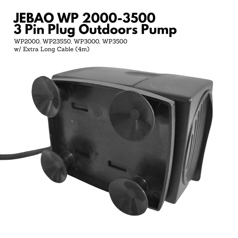 JEBAO Outdoors Water Pump (4m Weather Proof Cable) - 2000-5000(L/Hr)
