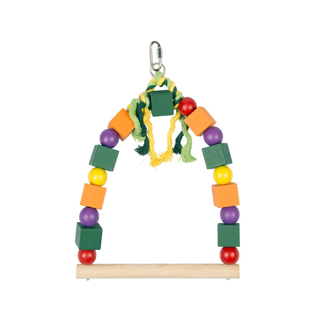 DUVO PLUS Colourful Wood Blocks Swing