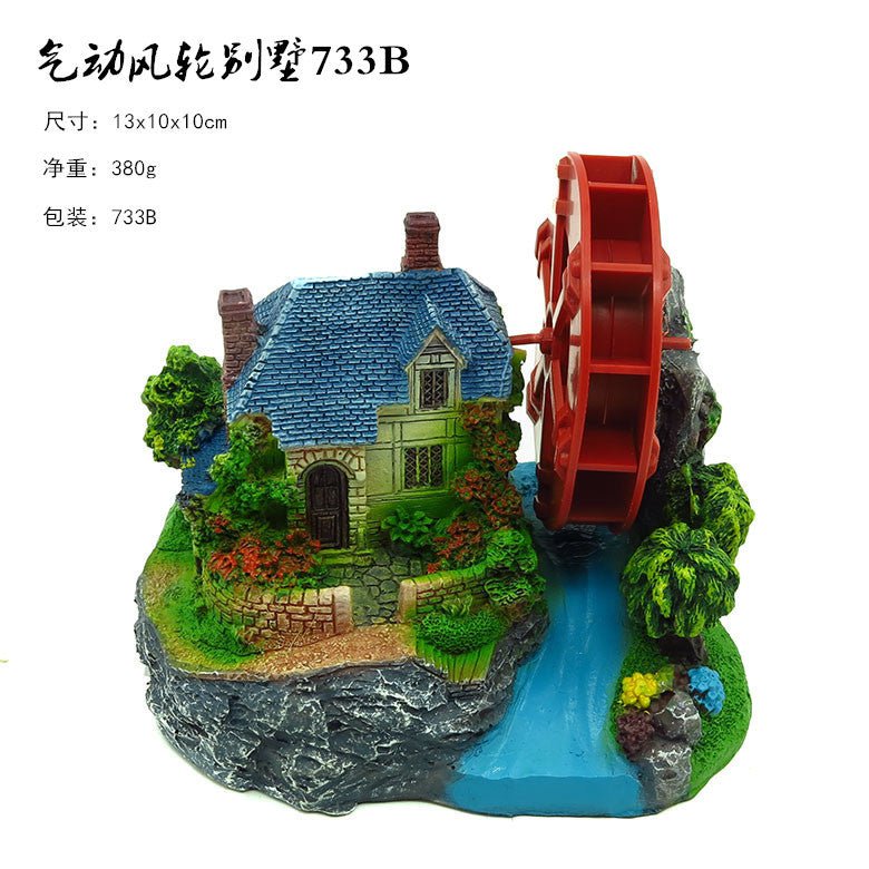 Zhen De Decoration - Water Wheel Cottage - 733B