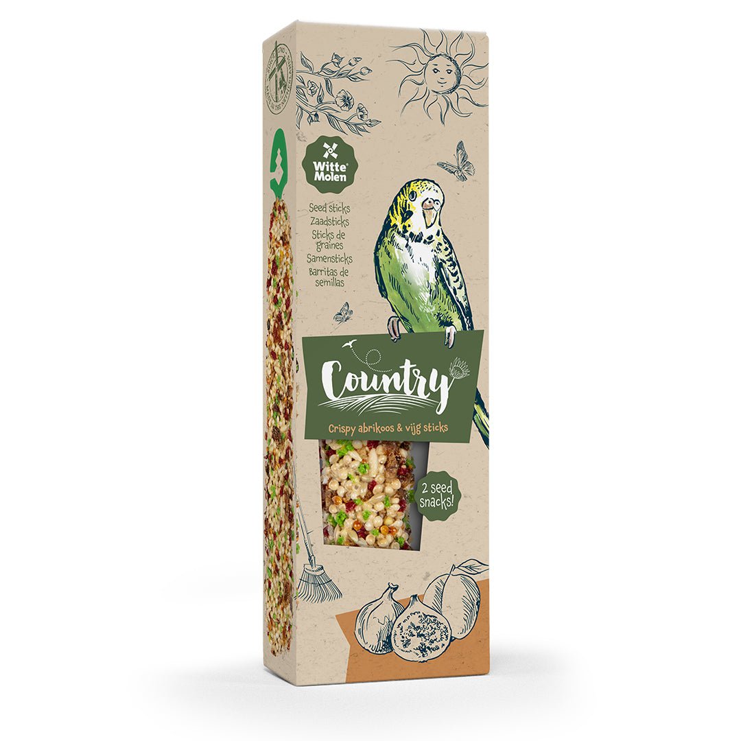 Country Seed Sticks Budgie Apricot Fig