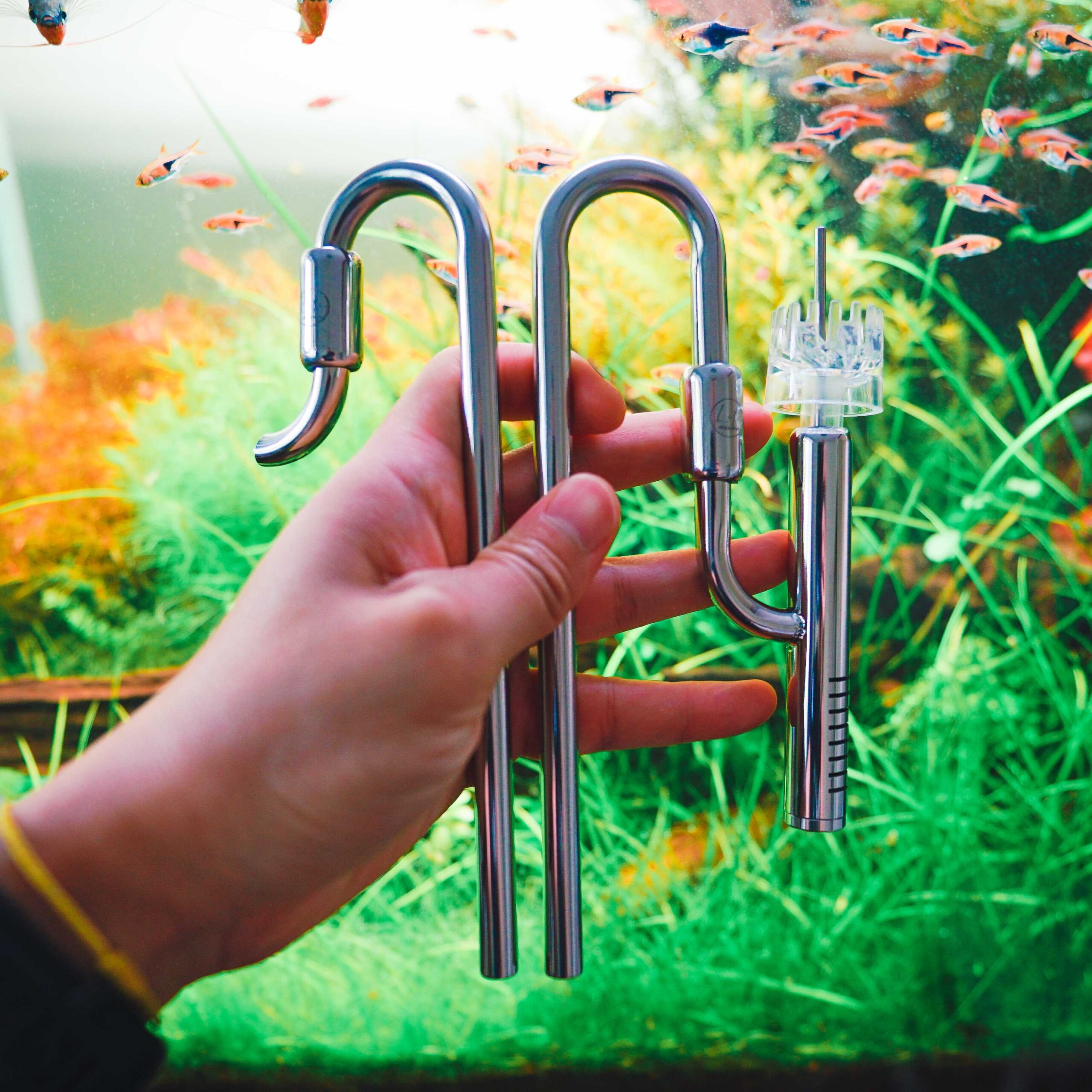 LITIAQUARIA Jet Pipe In/Out with Surface skimmer (short) - (9/12/16mm)