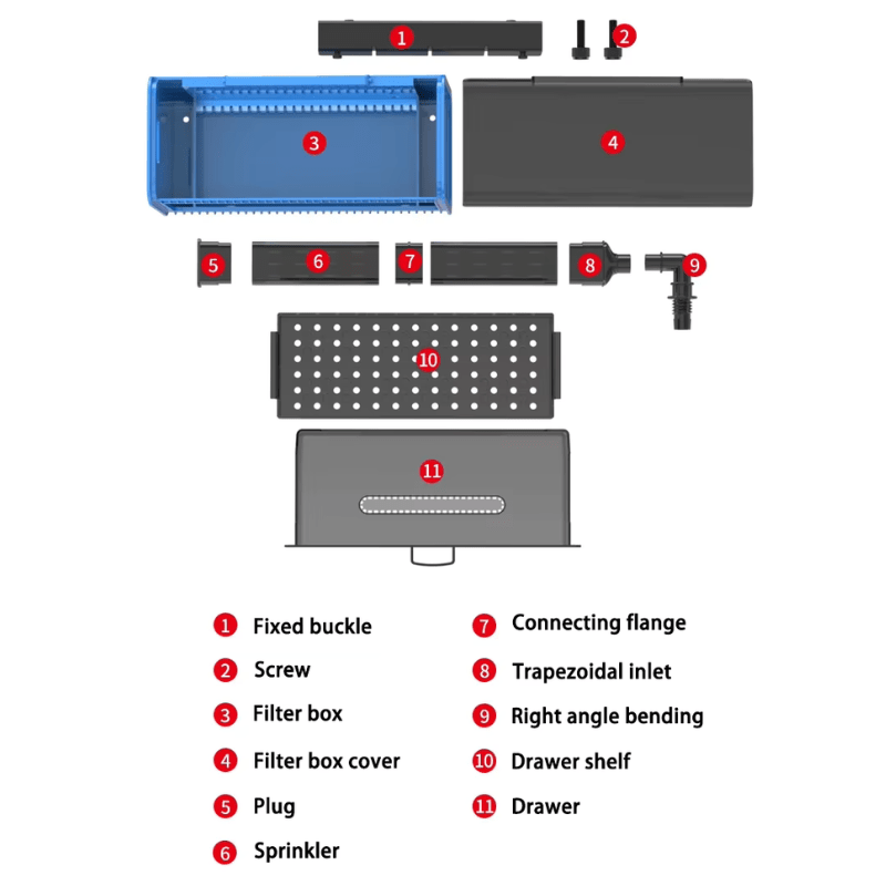 Sunsun Af 260 Top Filter Box