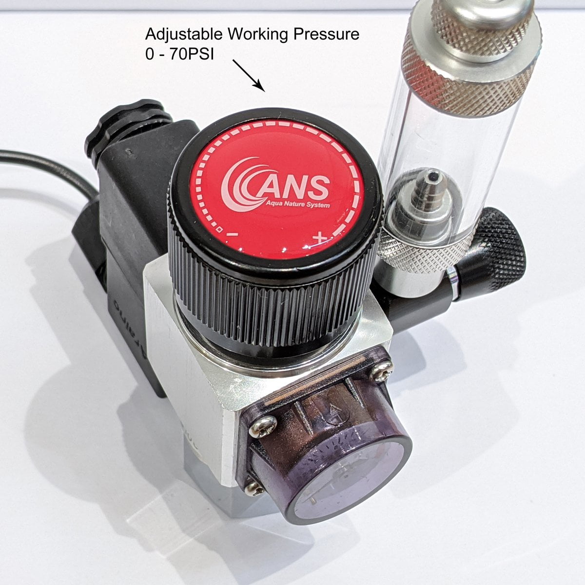 ANS PRO II CO2 Regulator Compact (Dual Stage with soleniod)
