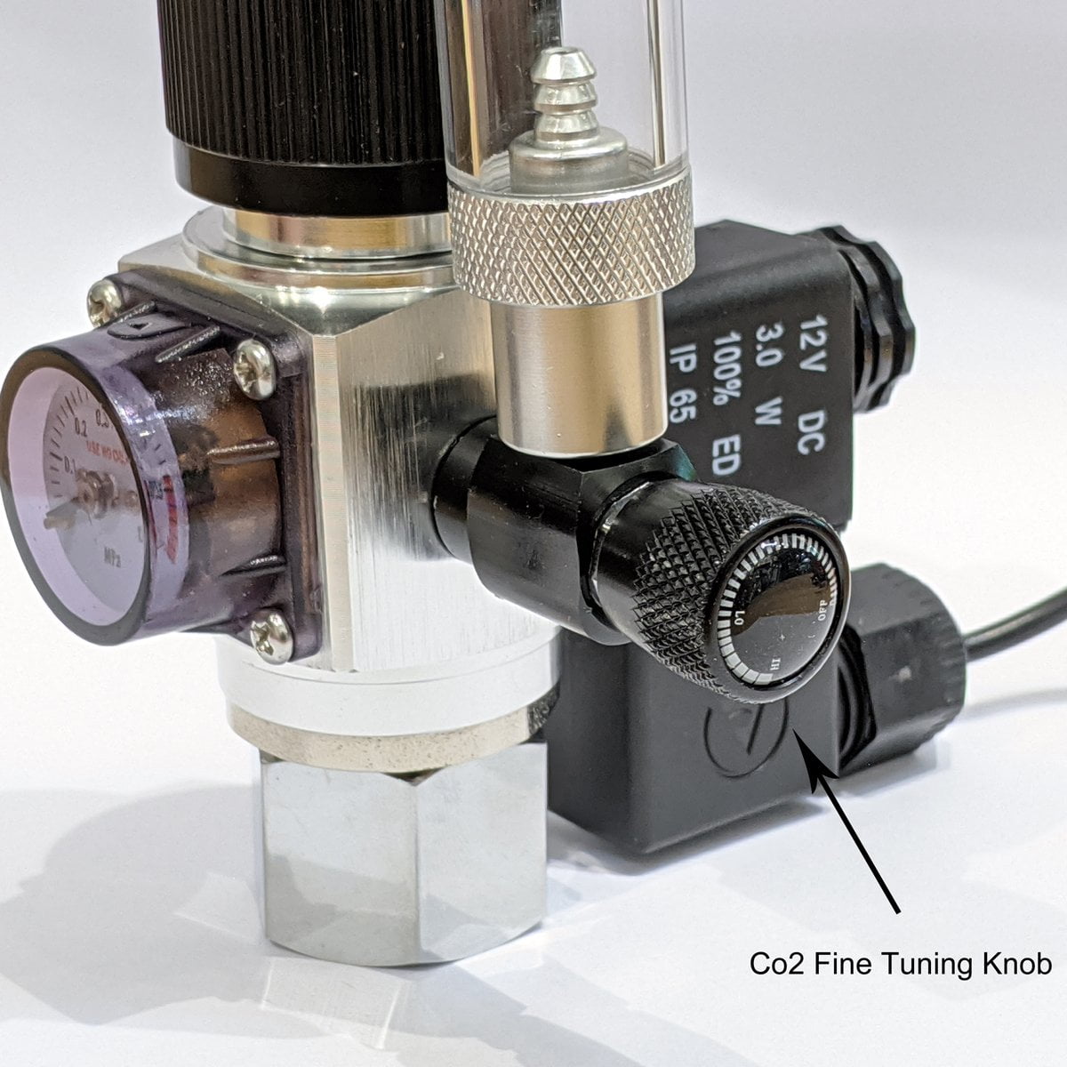 ANS PRO II CO2 Regulator Compact (Dual Stage with soleniod)