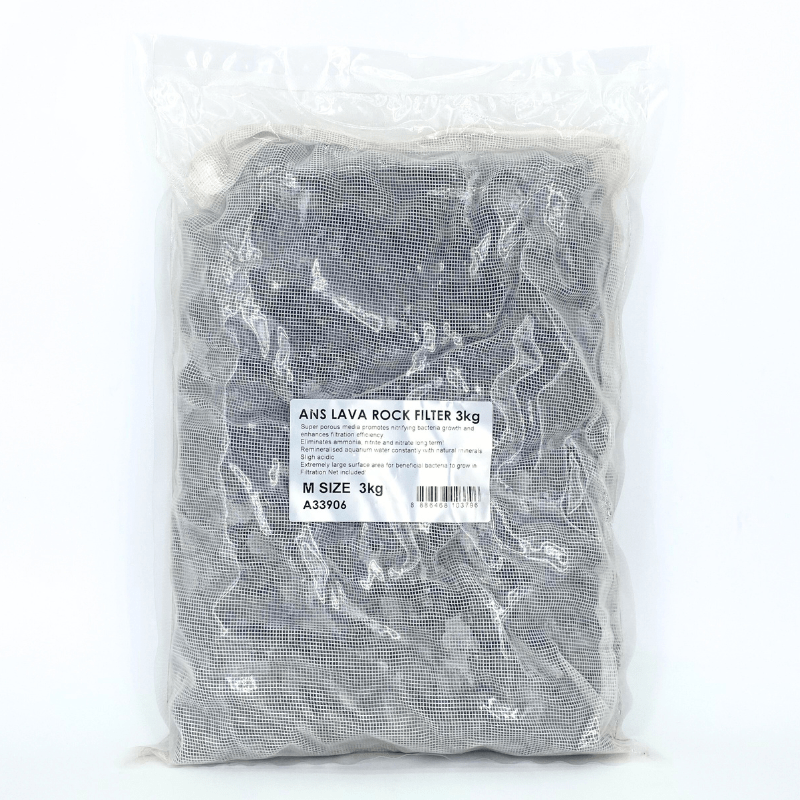 ANS Lava Rock Filter 3kg (natural filtration media)