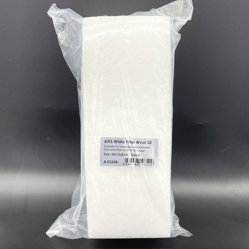 ANS White Filter Wool 32 (32x12x2cm /5pcs pack)
