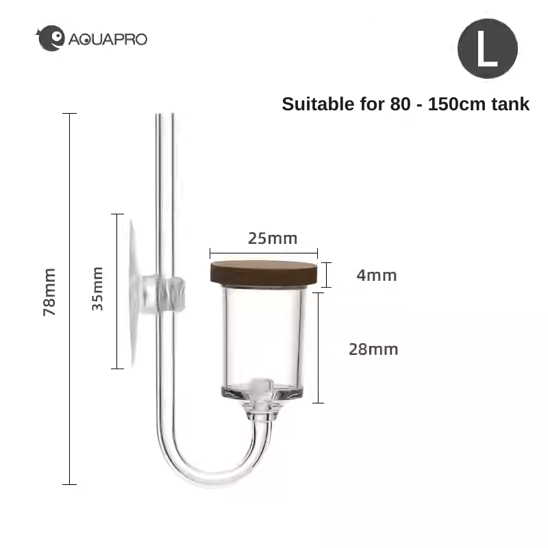 AQUAPRO CO2 diffuser (S/M/L/Tiny)