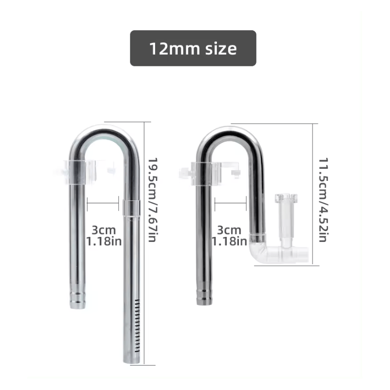AQUAPRO NVS Skimmer Outflow & Inflow 12mm/16mm (suckers included)