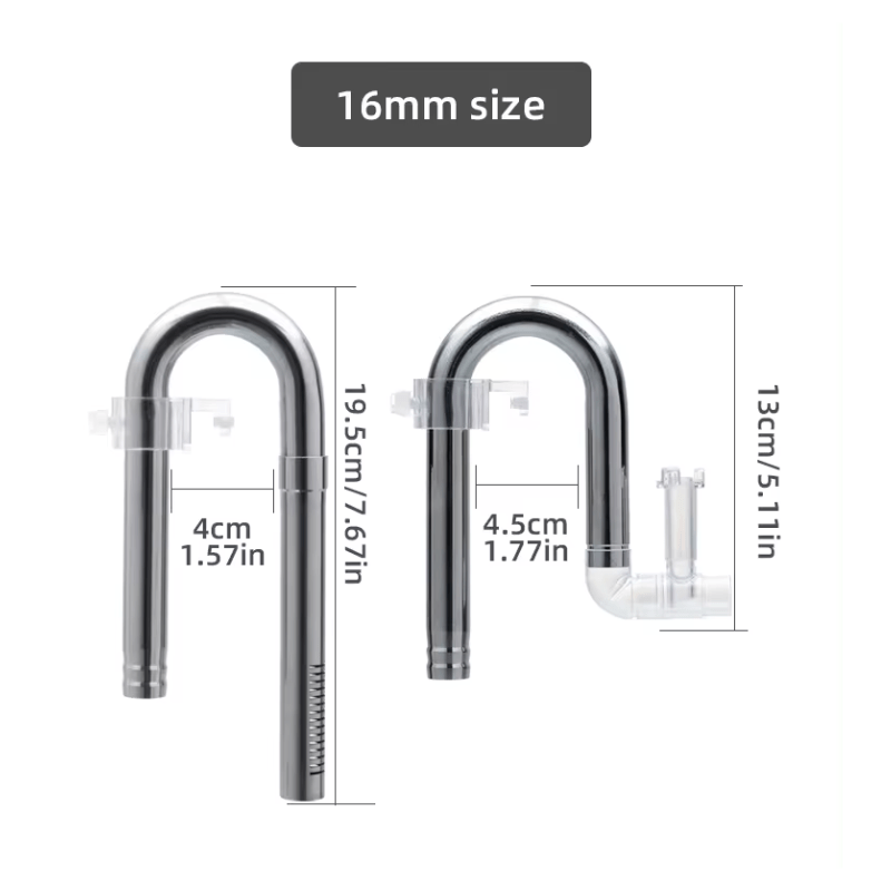 AQUAPRO NVS Skimmer Outflow & Inflow 12mm/16mm (suckers included)