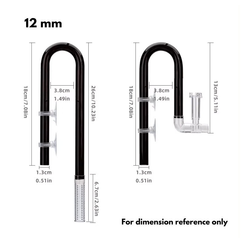 Aquapro Plastic Skimmer Outflow Inflow 12Mm 16Mm