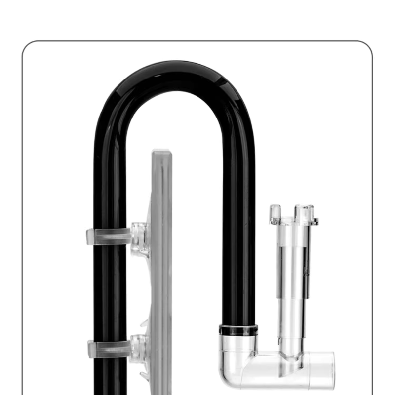 AQUAPRO U-bend pipe inlet 110mm Black (13mm/17mm)