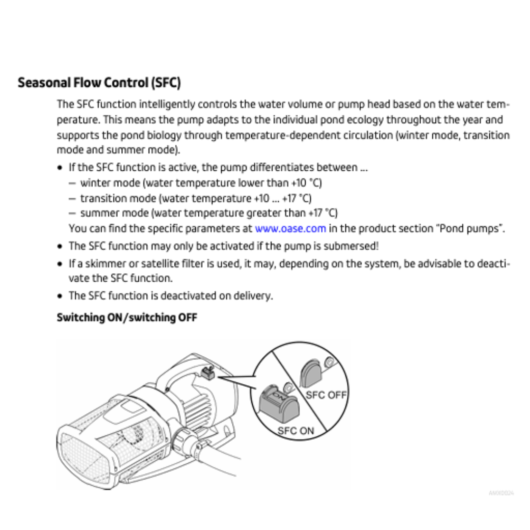 Oase AquaMax Eco Expert 20000/27000 - 12V (10m cable) swim safe