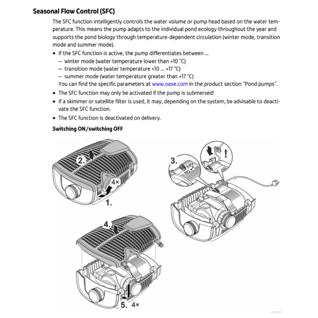 OASE AquaMax Eco Premium (5000-21000l/h)(10m wire)