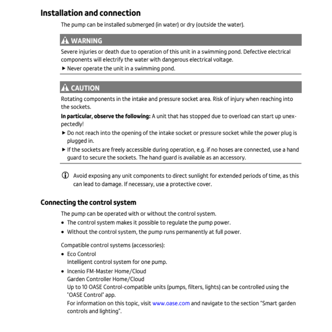OASE AquaMax Eco Premium (5000-21000l/h)(10m wire)