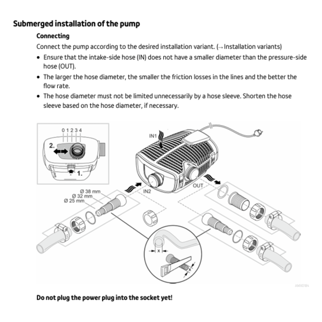 OASE AquaMax Eco Premium (5000-21000l/h)(10m wire)