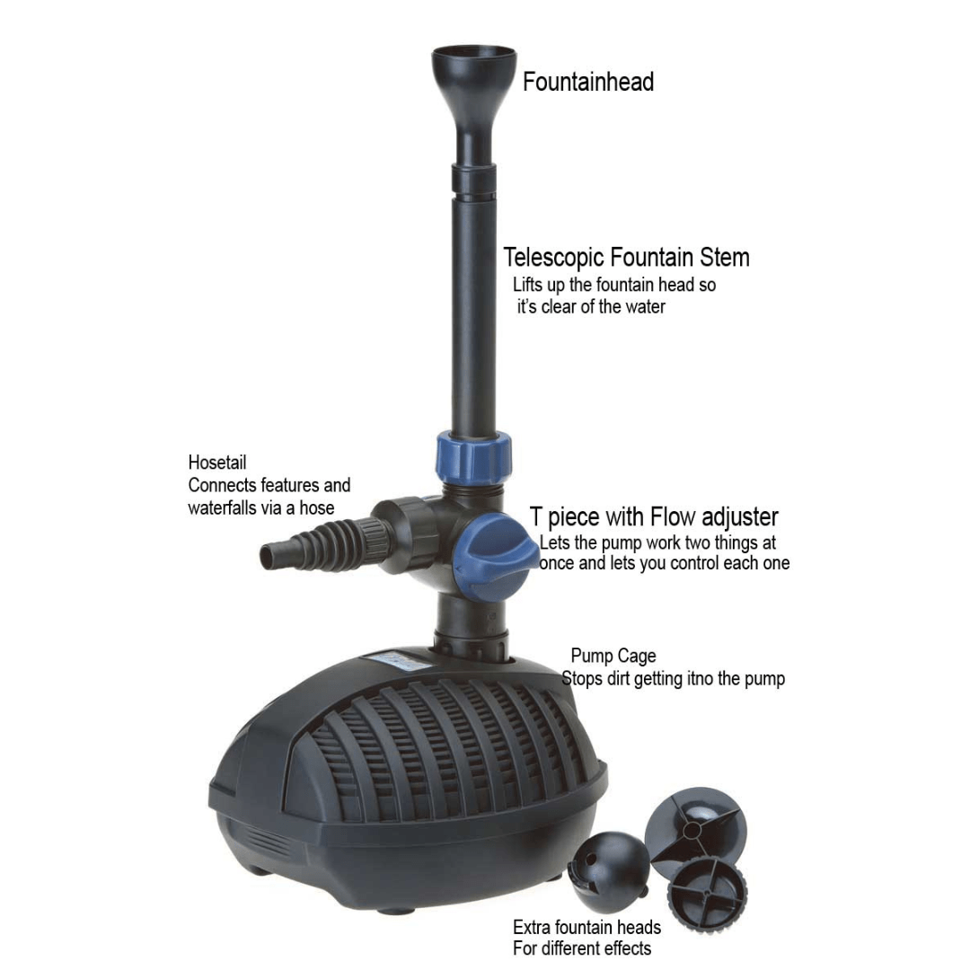 OASE Aquarius Fountain Set Classic (750-4500l/h) (10m wire)