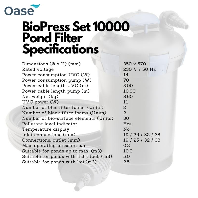 OASE BioPress Set 10000 (Pond Filter)