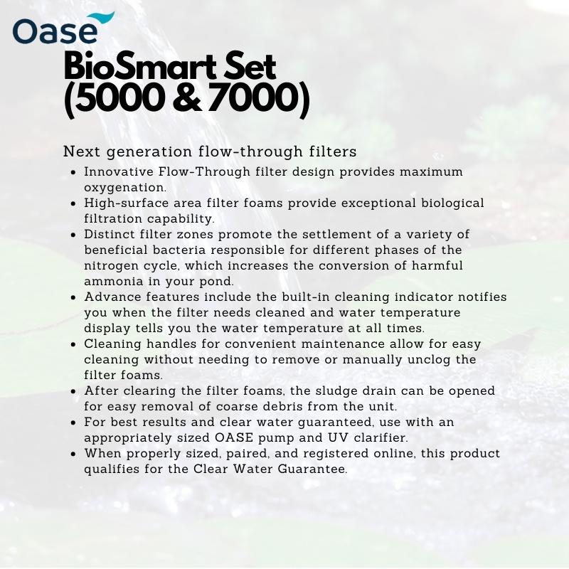OASE BioSmart Set 5000 / 7000 (pond filter)