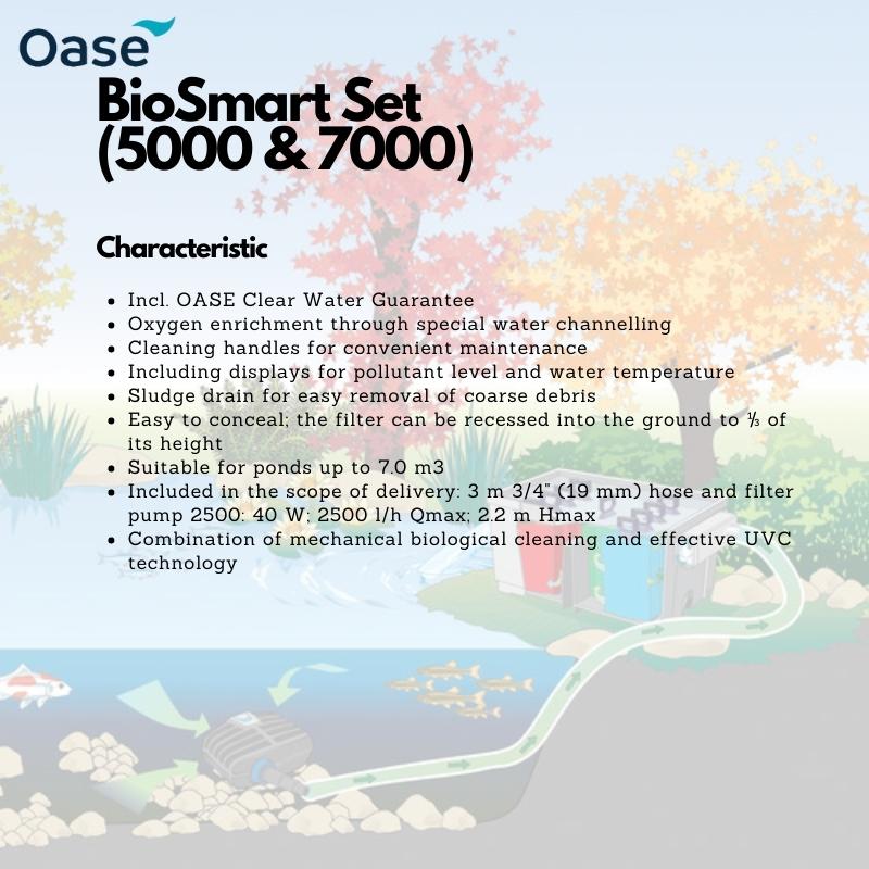 OASE BioSmart Set 5000 / 7000 (pond filter)