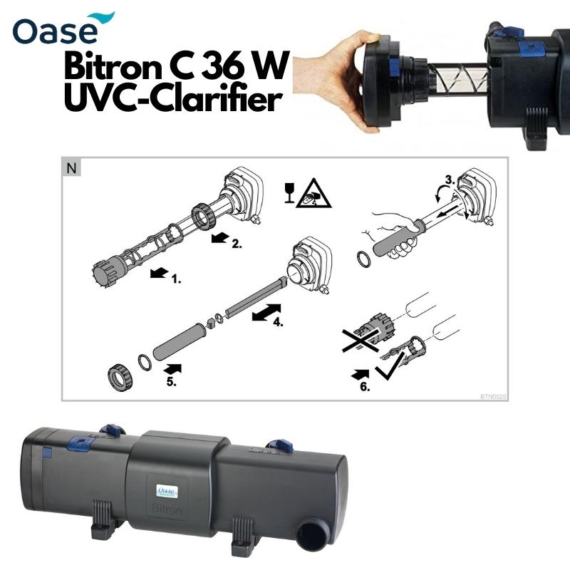 OASE Bitron C 24W-110W (UVC Clarifier) (patent self cleaning design)