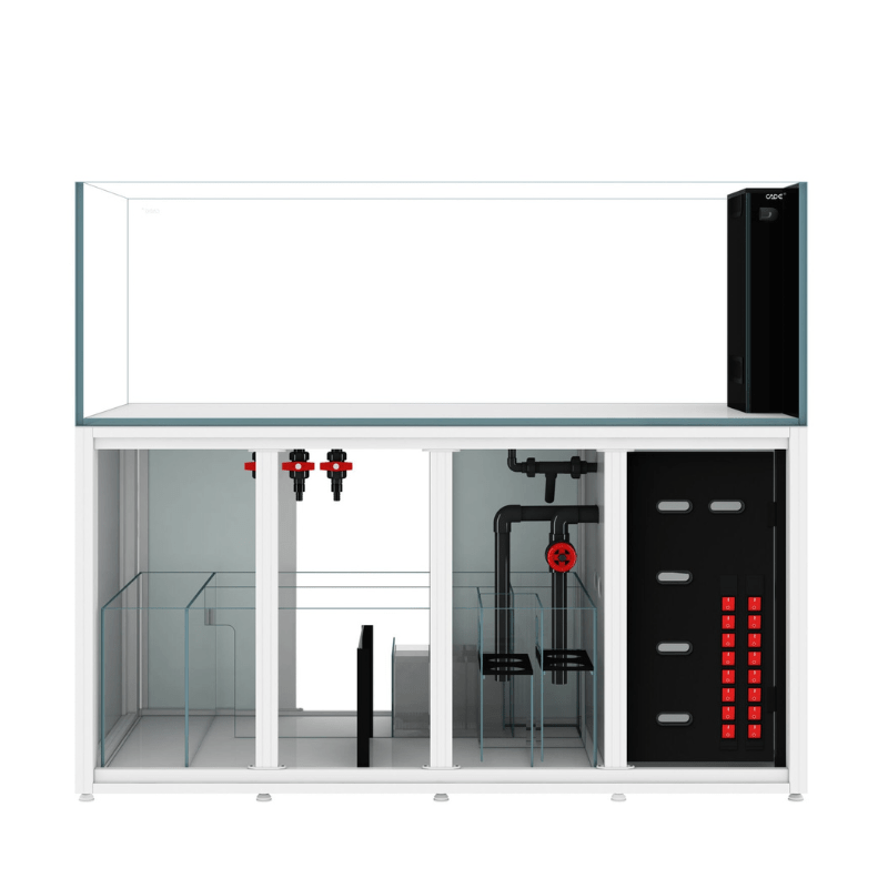 CADE Reef S2 Peninsula 1800 (Black/White) (180x80x60cm)