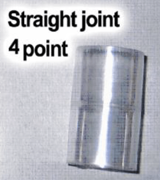 TW Clear Straight Joint (3 Point)
