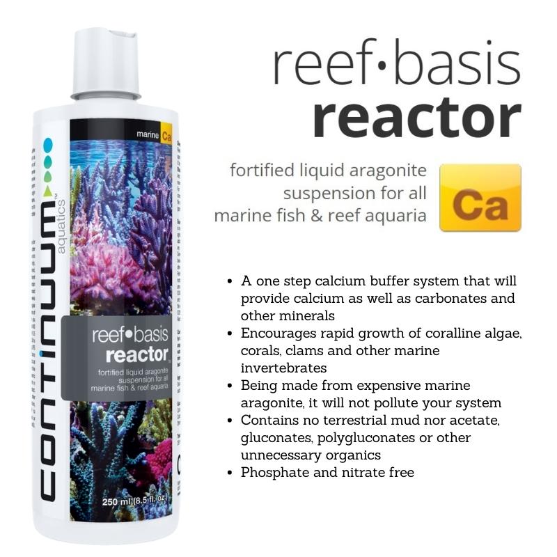 CONTINUUM Reef Basis Reactor (increase calcium and carbonate)