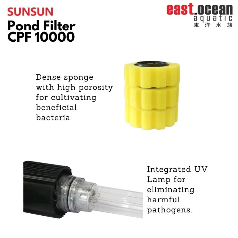 SUNSUN CPF-2500 / CPF-10000 Pond Filters w/ UV