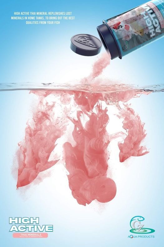 CZ Aqua High active - 100/200g (Thai minerals for flowerhorn, arowana,