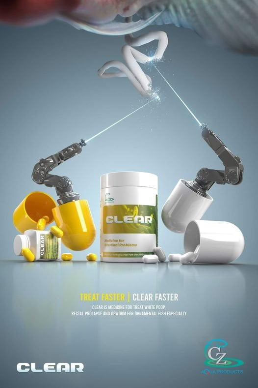 CZ Aqua Clear (Treat Internal, White poop Disease)