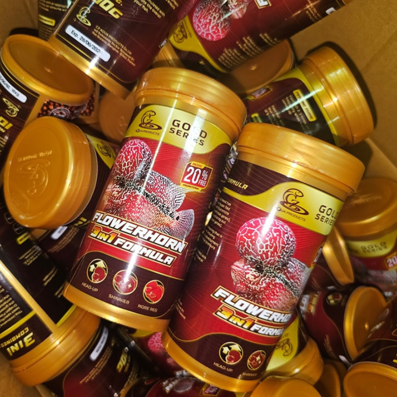 CZ Aqua GOLD 3in1 Flowerhorn 120g