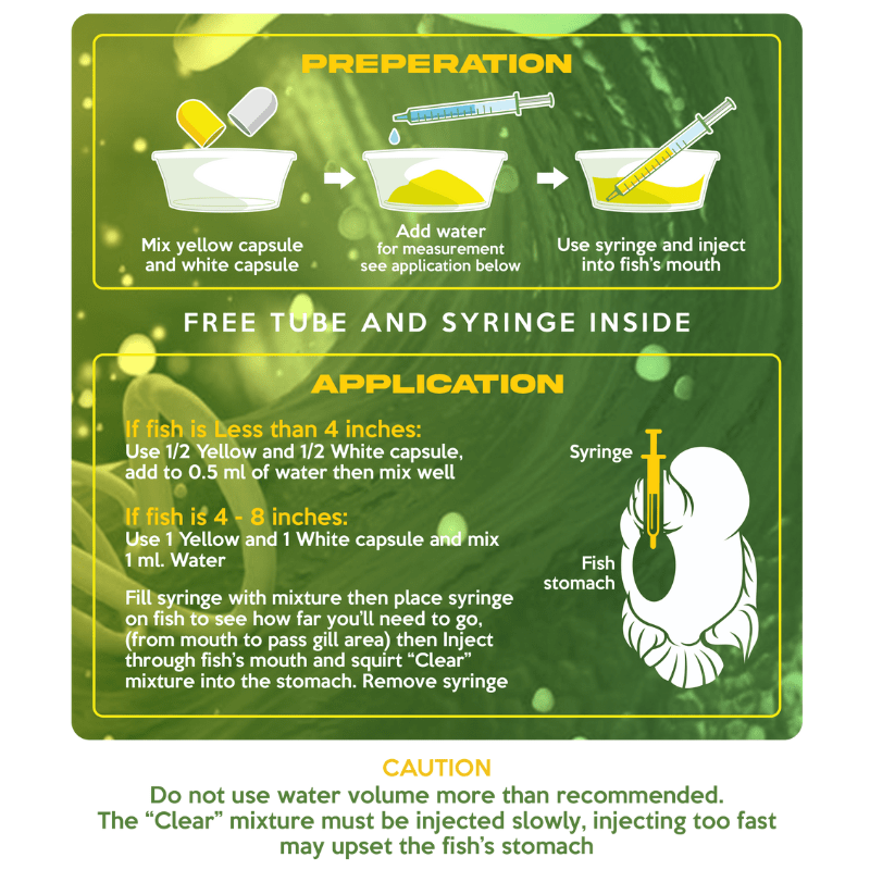 CZ Aqua Clear (Treat Internal, White poop Disease)