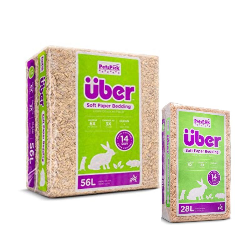Petspick Natural Uber Soft Paper Bedding 28 56L