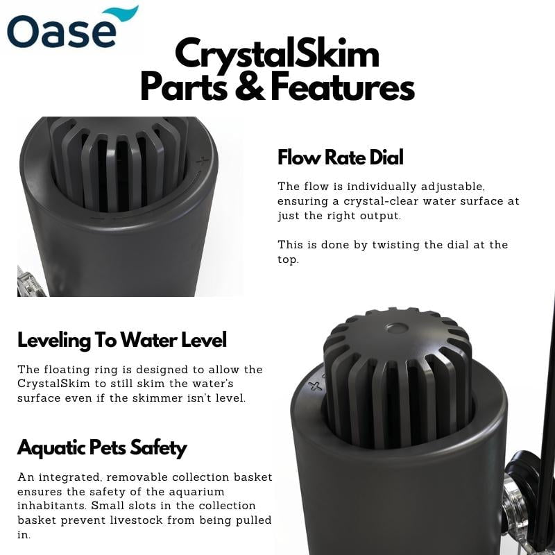 OASE Surface Skimmer CrystalSkim (350/600)