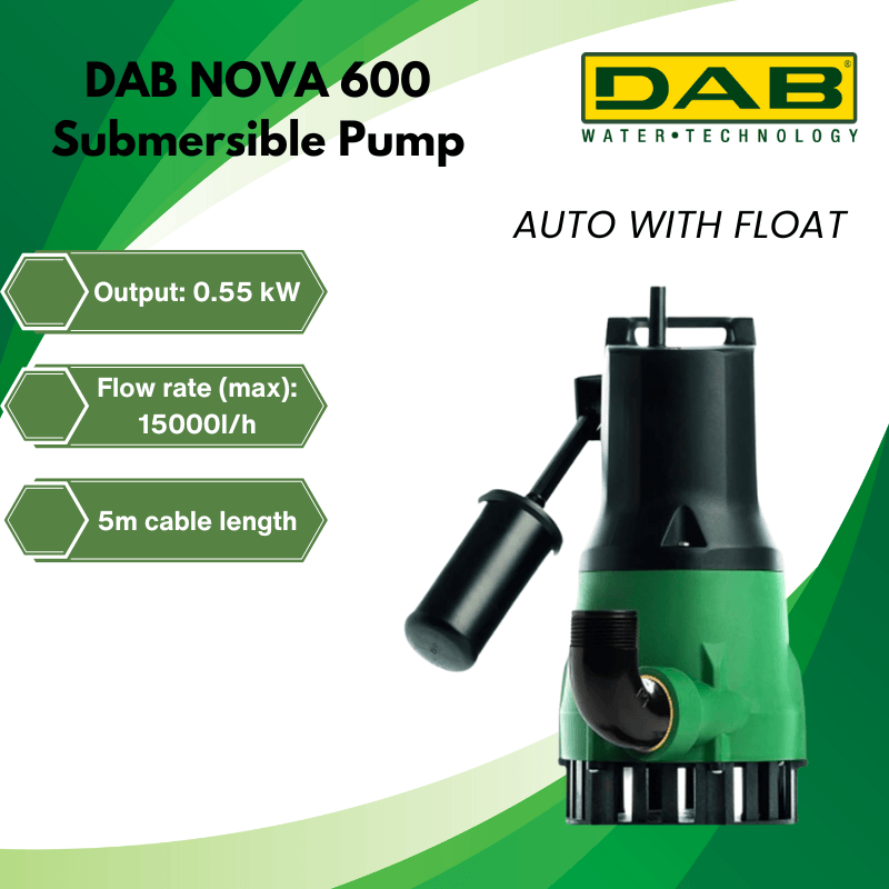 DAB NOVA 600 Submersible Pump (AUTO WITH FLOAT)
