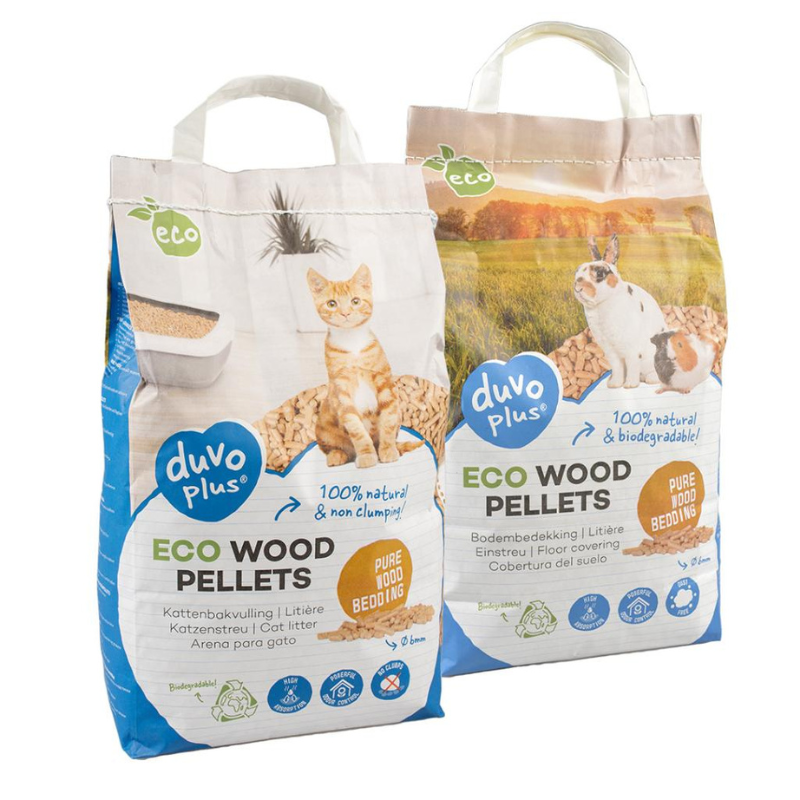 Duvo Plus Eco Wood Pellets Bedding 6Mm 3 6Kg 10Kg