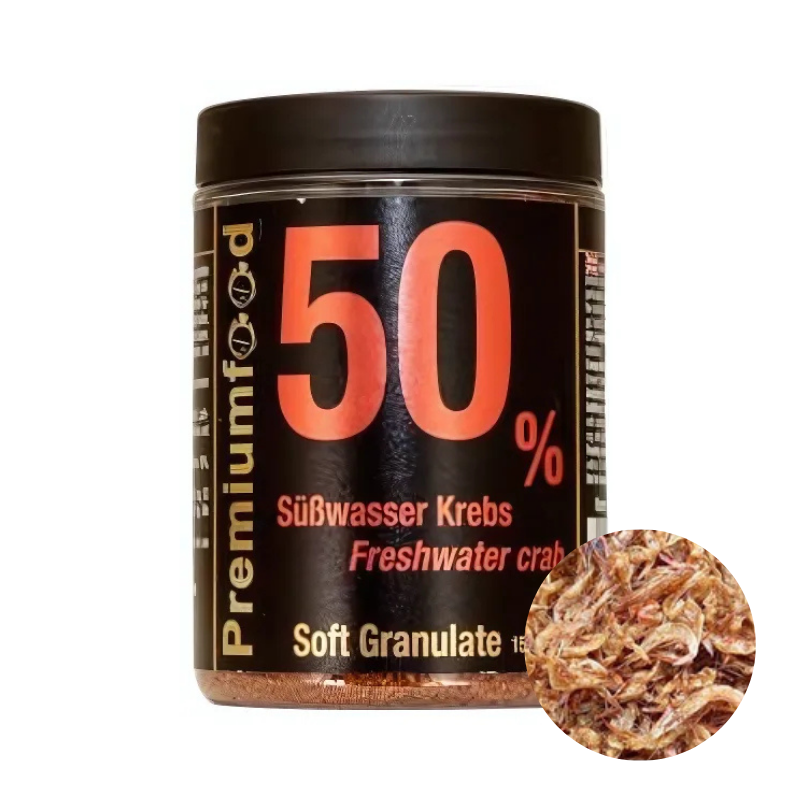 DiscusFood Freshwater Crab 50% - XL Predator Pellets (150g)