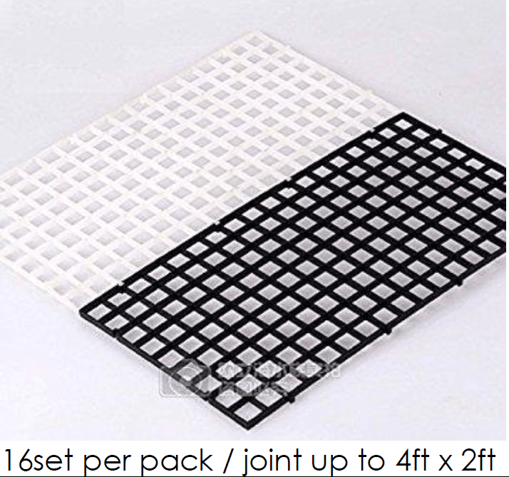 NF Eggcrate Black/White ( 30x15cm / 30x30cm)